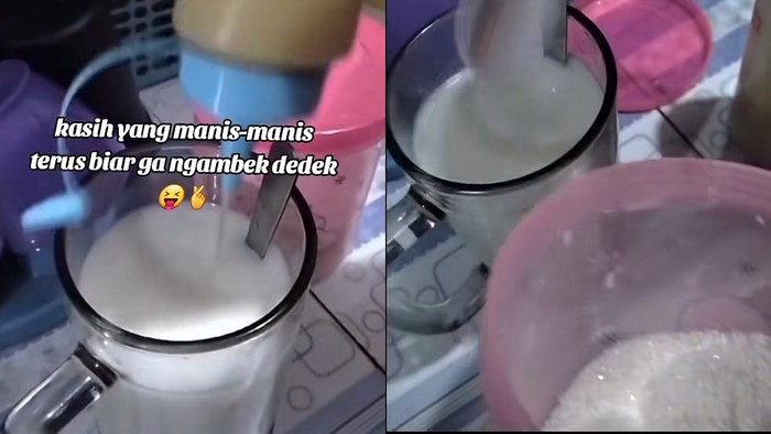 VIRAL! Seorang Ibu Beri Anaknya Susu SKM Ditambah Gula, Kemenkes Sampai Bilang Begini