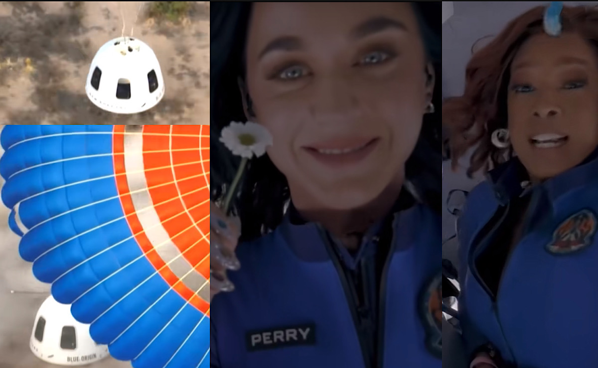 Teori Konspirasi Katy Perry Bersama 5 Crew Keluar Angkasa Sebuah Rekayasa, Ini Analisisnya?