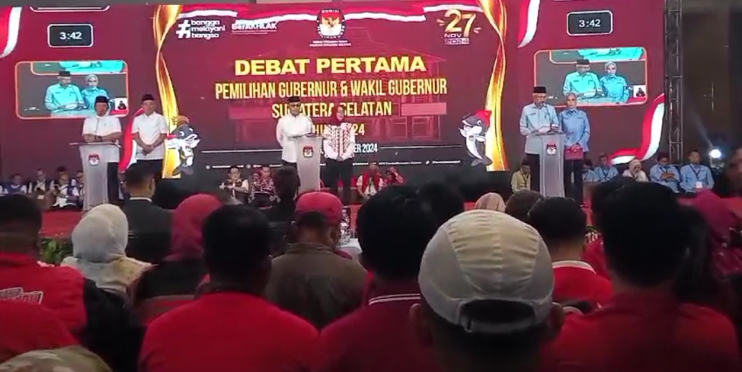 Debat Perdana Cagub Sumsel, Herman Deru: Program 1 Desa 1 Rumah Tahfidz Jadi Benteng Penyalahgunaan Narkoba