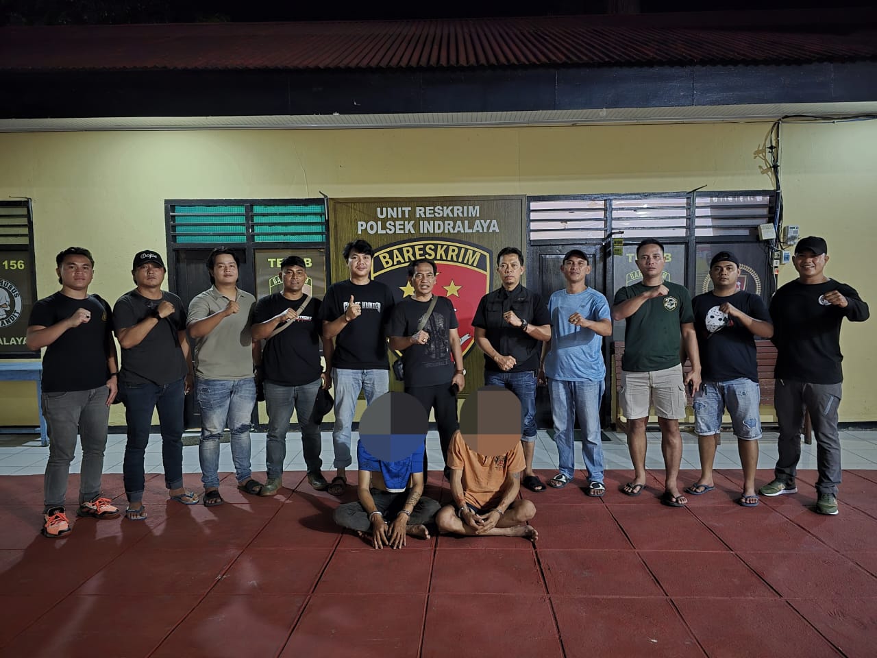 Tim Gabungan Polres Ogan Ilir & Polsek Indralaya Amankan Pelaku Pembegal Pasangan Kekasih di Tanjung Senai