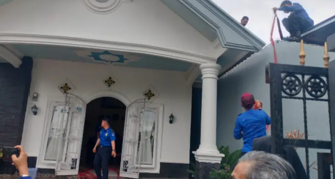 Rumah Mewah di Kayuagung  Nyaris Terbakar,  Diduga Korsleting Kabel AC