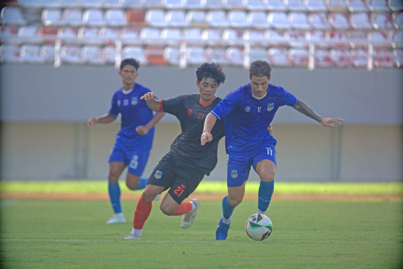 Sumsel United FC Uji Coba Tertutup di Stadion JSC, Tingkatkan Pemahaman Taktik Permainan Laga Home Away