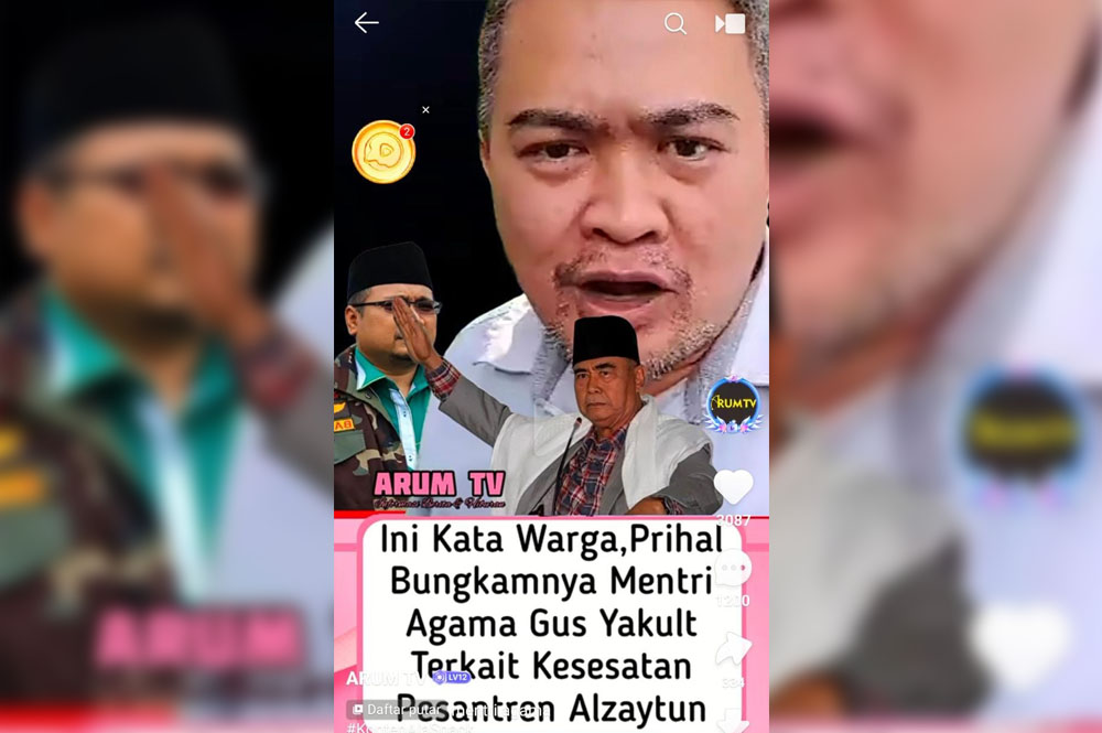 Kisruh Ponpes Al Zaytun, Kinerja Menteri Agama RI Turut Disorot, Saiful Zaman: Yaqut Bungkam