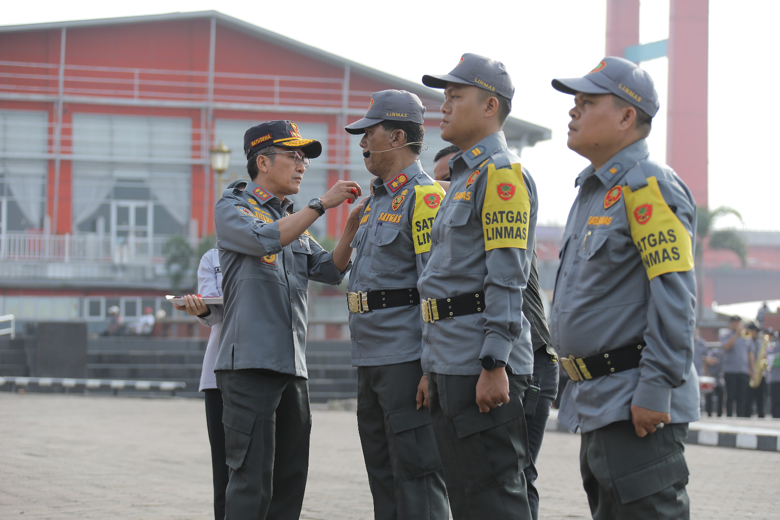 Sukseskan Pemilu 2024, Pj Wako Palembang Kerahkan Ribuan Satlinmas Bersinergi dengan TNI-Polri