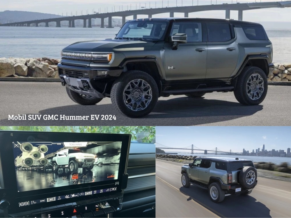 Mobil Raksasa GMC Hummer EV 2024, Tunggangan 'Si Raja Minyak' Suami Irish Bella, Gagah dan Tangguh