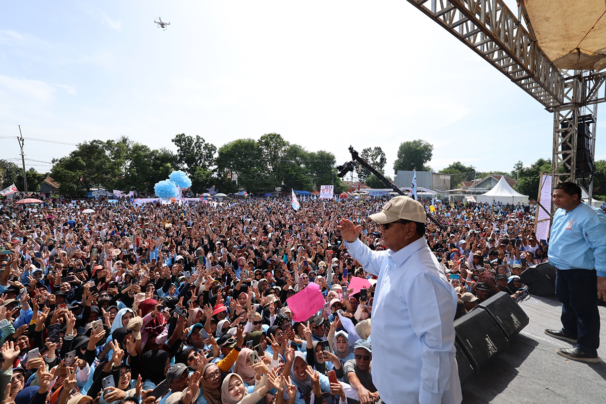 Di Hadapan Ribuan Masyarakat Majalengka, Prabowo: Saya akan lanjutkan program Jokowi