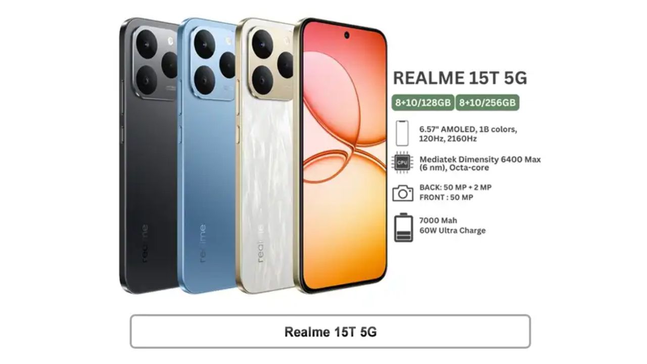 Realme 15T 5G Cocok Sebagi HP Multitasking Berat Hingga Streaming Dengan Lancar Yang Responsif