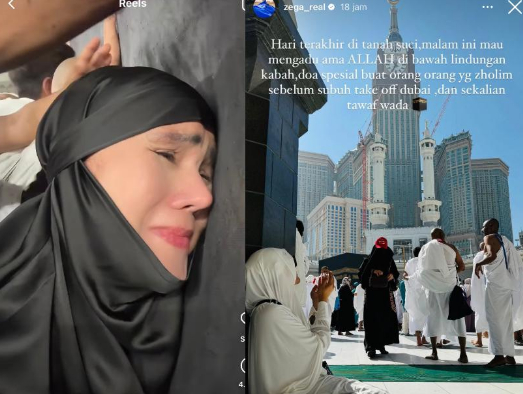 Transgender Isa Zega Menangis di Bawah Ka’bah, Doanya untuk Nikita Mirzani Banjir Komentar Netizen