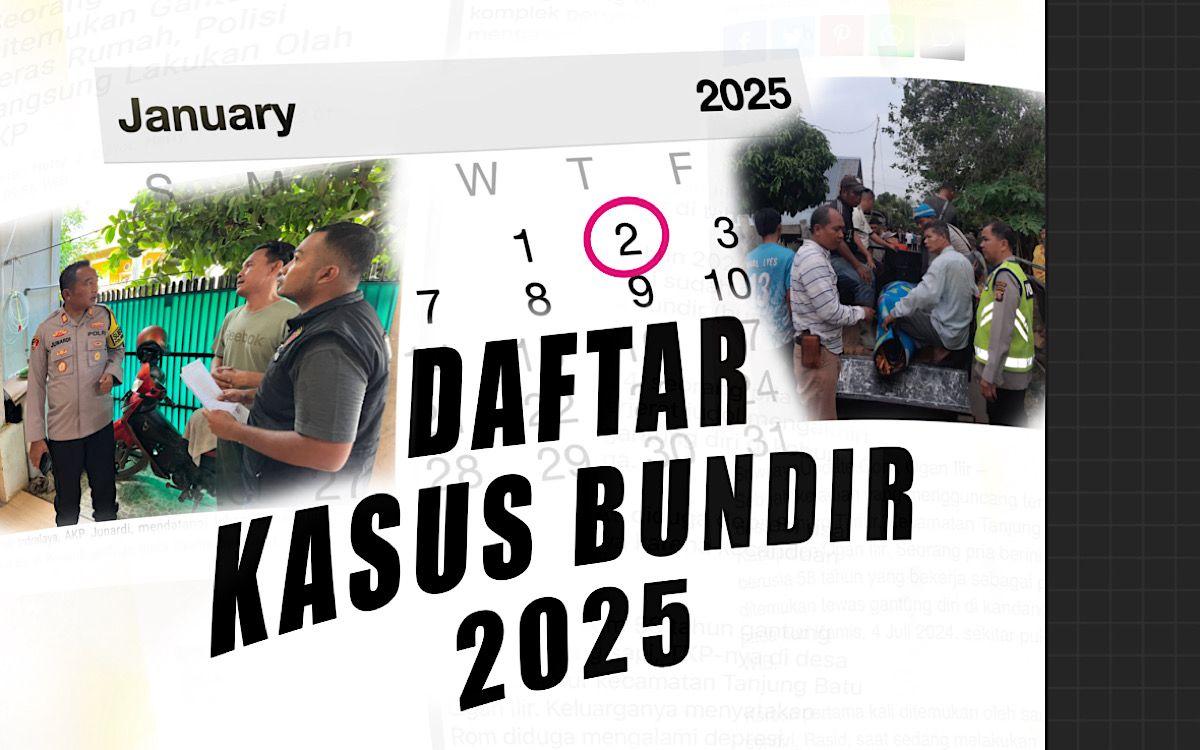 Kasus Bunuh Diri di Ogan Ilir Didominasi Korban Diduga Depresi, Belum Ada Yang Mengarah Pada Tindak Pidana 