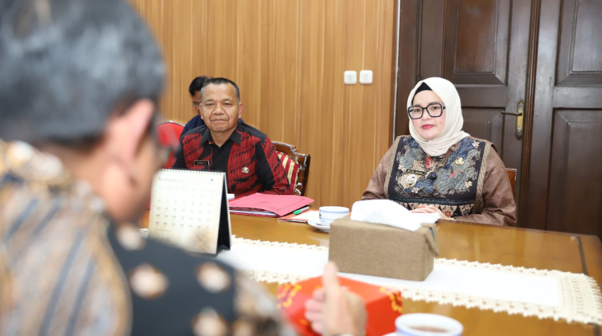 Wujudkan 'Perpustakaan Hadir Demi Martabat Bangsa' Wabup Netta Audiensi Ke Kepala Perpustakaan Nasional