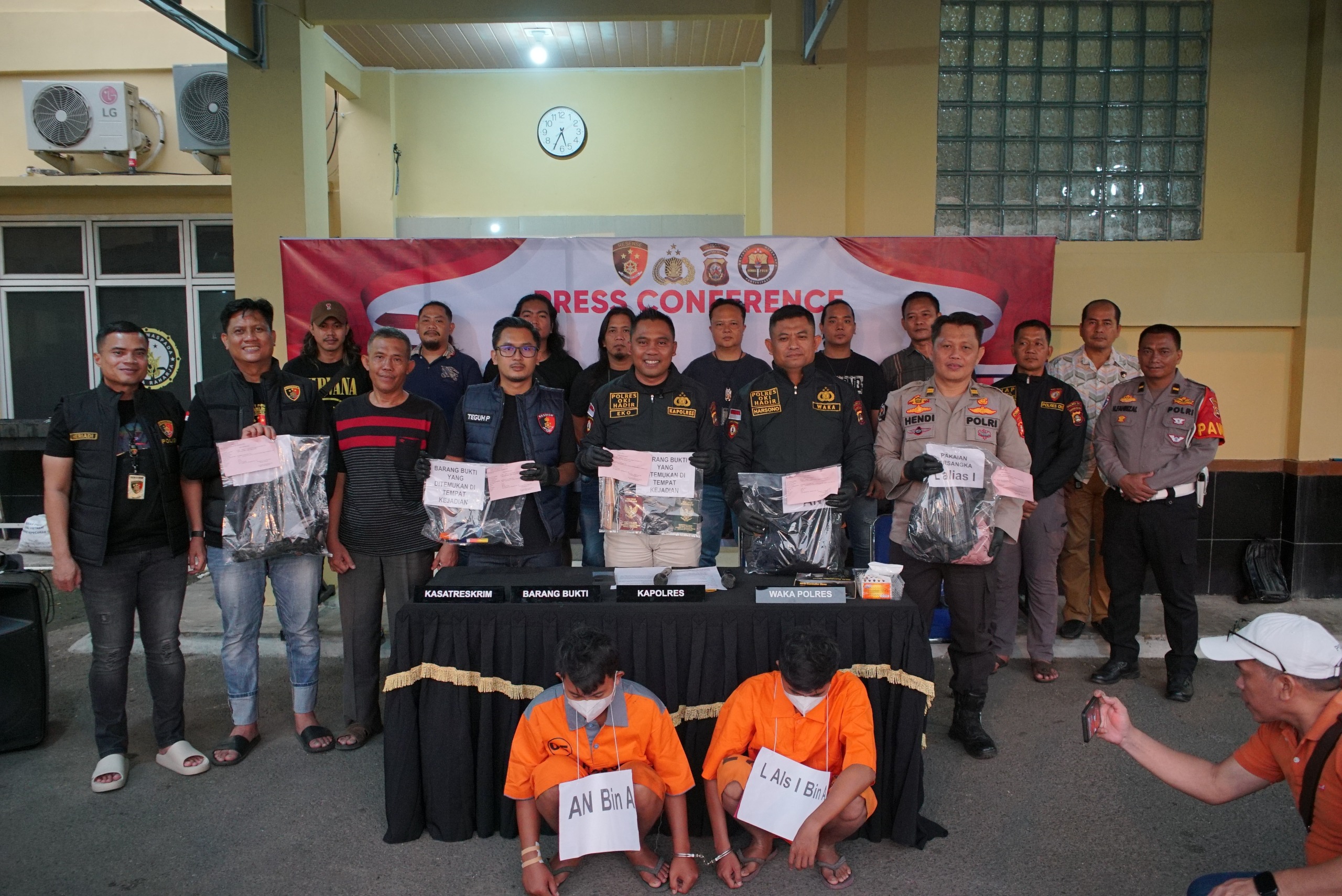 Dua Pelaku Pembunuhan di Kayuagung Diamankan Polres OKI Kurang dari 24 Jam