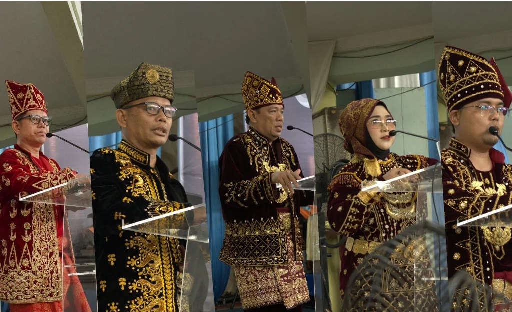Lima Guru Besar UIN Jambi Resmi Dikukuhkan, Ruhiologi Jadi Sorotan, Menjawab Dampak Negatif Internet dan AI