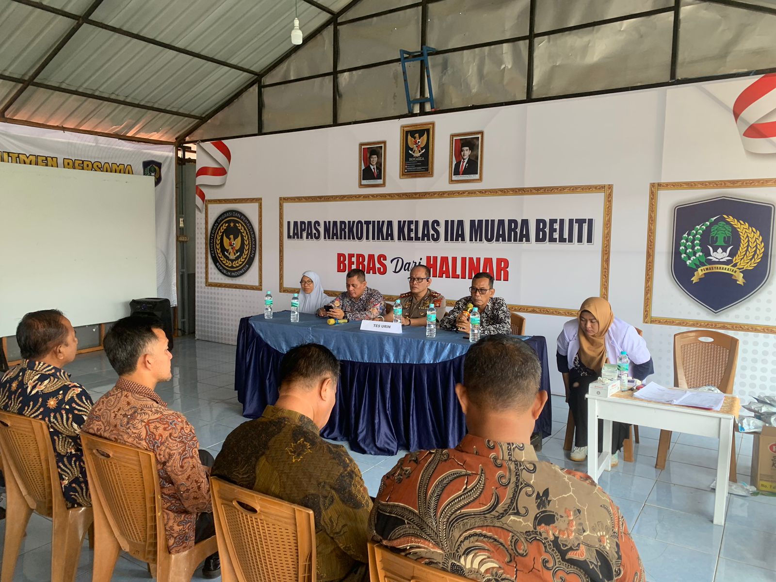 Lapas Narkotika Muara Beliti Gelar Tes Urine: Seluruh Pegawai dan Warga Binaan Terbukti Negatif Narkoba