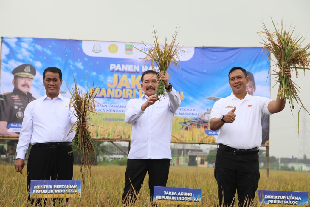 Jaksa Agung Minta Jajarannya Dukung Program Kementerian Pertanian, untuk Swasembada Pangan Nasional