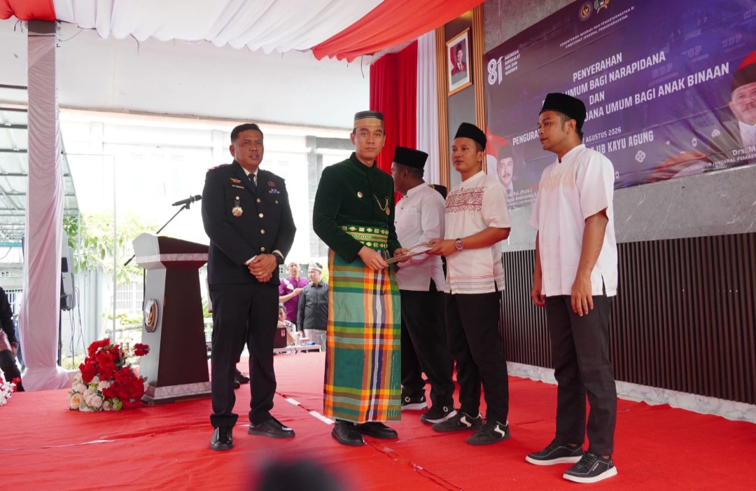 521 Warga Binaan Lapas Kayuagung Terima Remisi HUT ke-81 RI