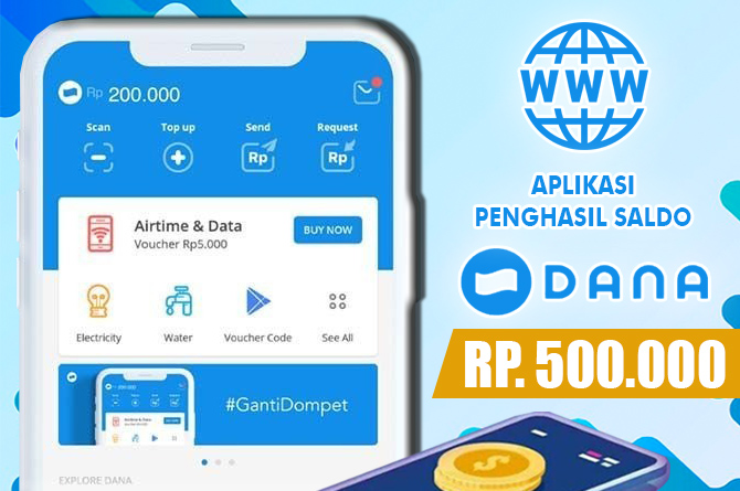 Tanpa Aplikasi, Hasilkan Saldo DANA Gratis Rp500.000 Lewat Website Terbaru Ini, Terbukti Membayar