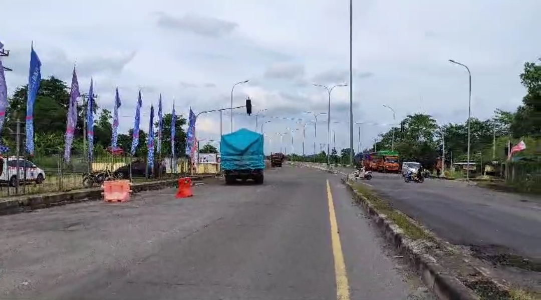 Lalin Jelang Tahun Baru Pengendara yang Melintas Exit Tol Celikah Kayuagung Masih Sepi