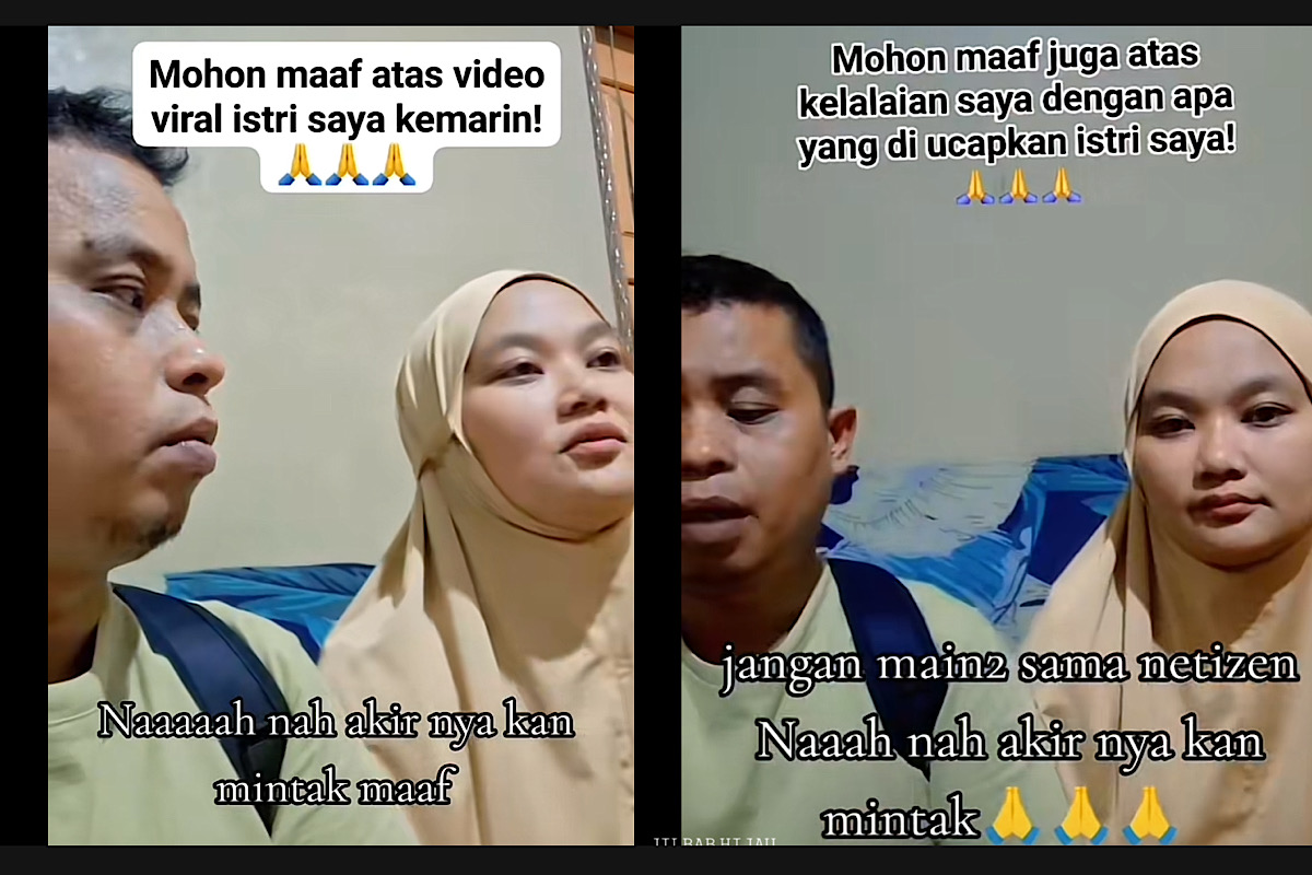 Wanita Tak Berempati Pada Safitri, IRT Viral Dicerai PPPK Akhirnya Minta Maaf, Tampak Suaminya Kesal