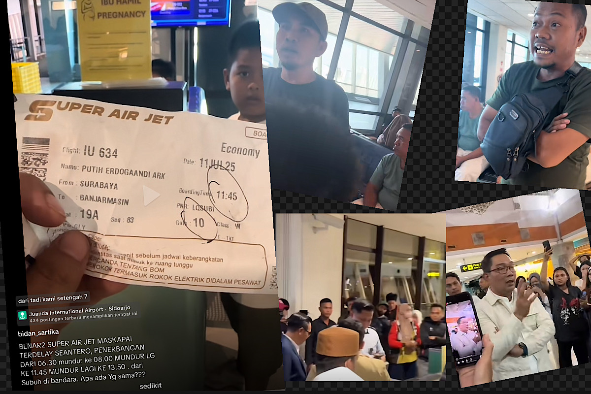 Ramai Video Super Air Jet Kena Luapan Emosi Calon Penumpang, Dapat Julukan Maskapai Terdelay