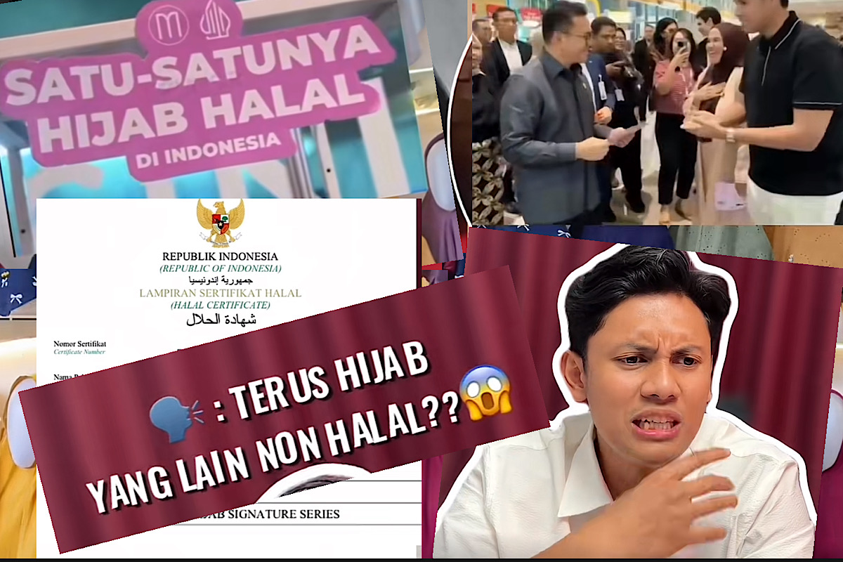 WOW, Pria Ini Klaim Jilbab UMKM Mamanya Jadi Satu-satunya Yang Halal di Indonesia