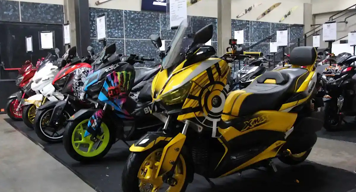 Yamaha Maxi modifikasi.