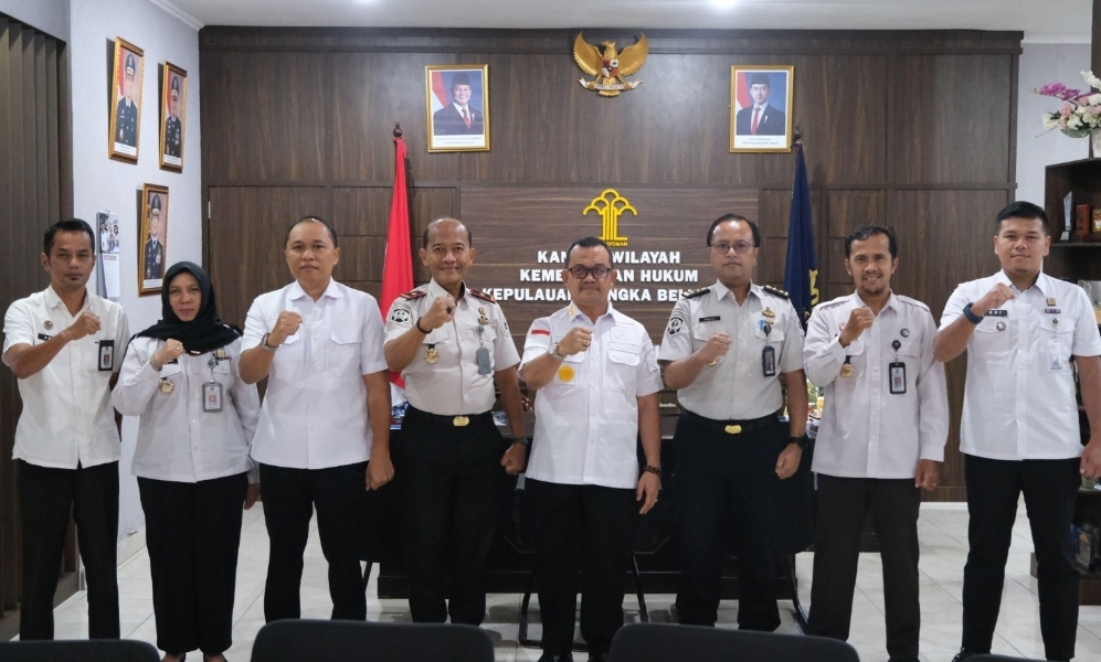 Audiensi Strategis, Kanwil Kemenkum–Ditjenpas Babel Sinkronkan Program dan Layanan