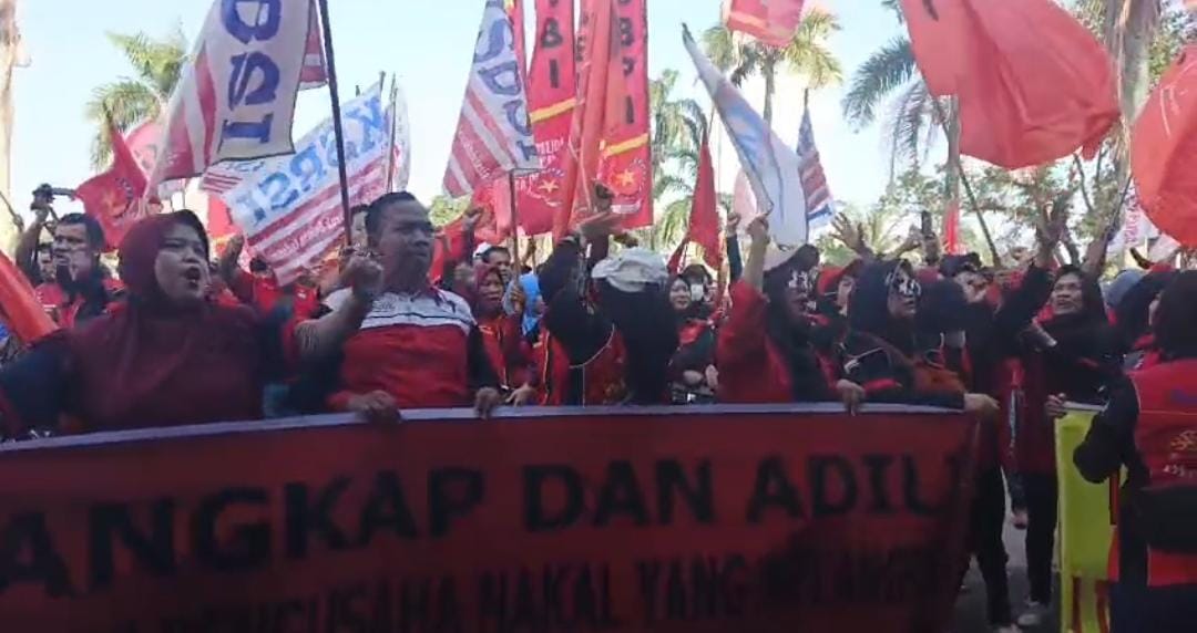 Buruh Minta Teken 9 Subsektor dan Bentuk Desk Ketenagakerjaan Polda Sumsel, May Day Berjalan Aman