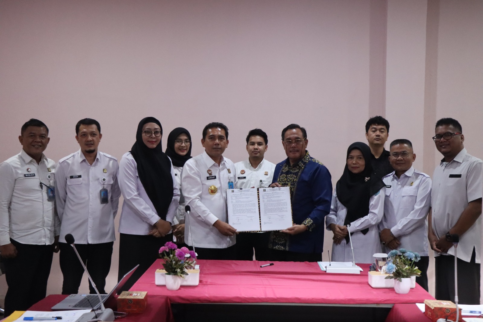 Kemenkum Sumsel Harmonisasi Raperbup Pemanfaatan Motif Batik OKU Selatan