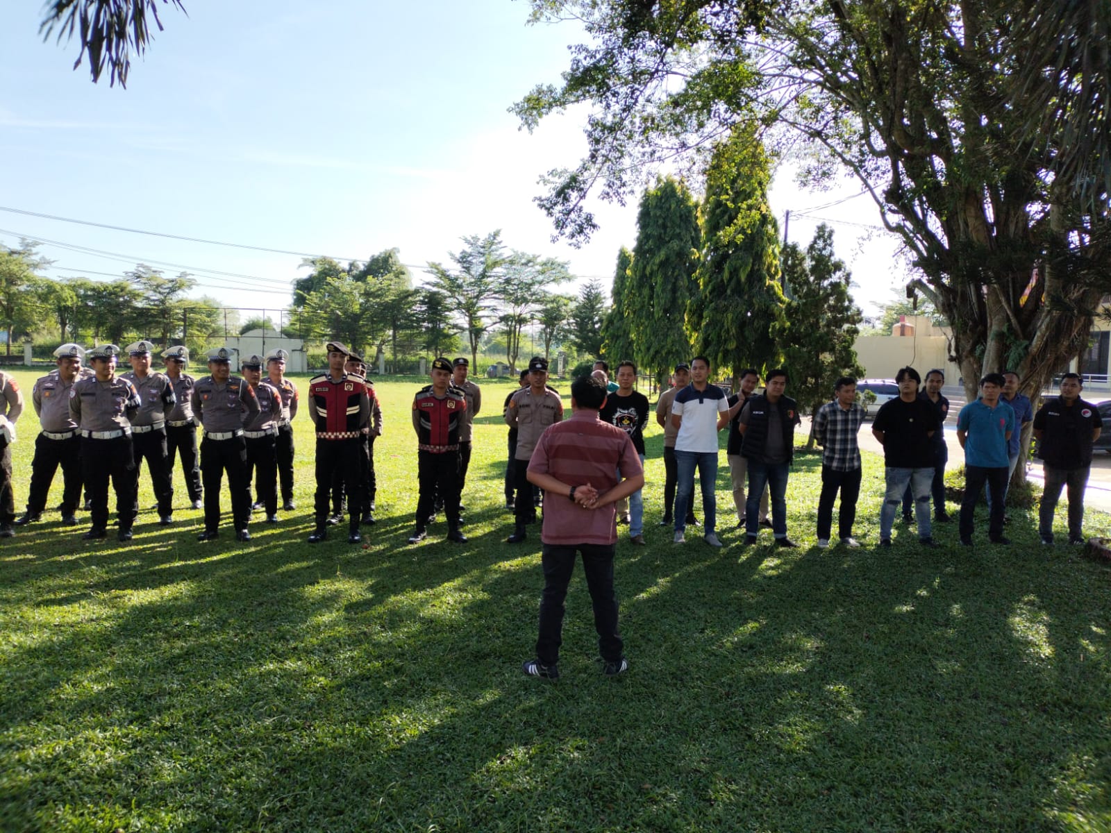 Polres Ogan Ilir Gelar Apel SOC dan Power of Hand, Komitmen Jaga Kondusifitas Hari Raya Idul Adha