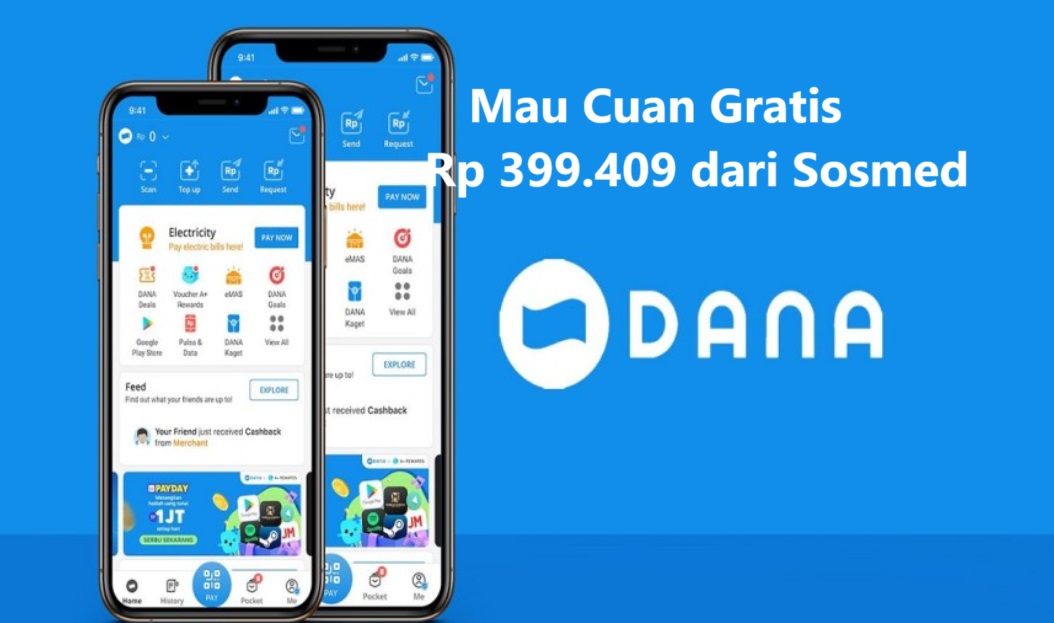 Mau Cuan Gratis Rp 399.409 dari Sosmed: Ini Cara Paling Gabut, Terbukti Membayar Saldo DANA