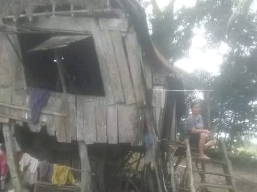 Nyaris Roboh, Gubuk Reot di Kabupaten Ogan Ilir Butuh Perhatian, Dihuni Satu Keluarga 