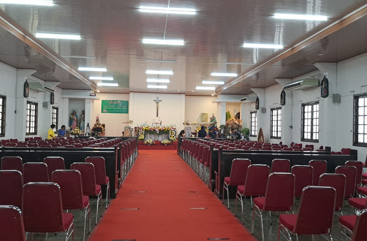Gereja Katedral ST Maria Palembang, Siap Selenggarakan Misa Natal 2022 