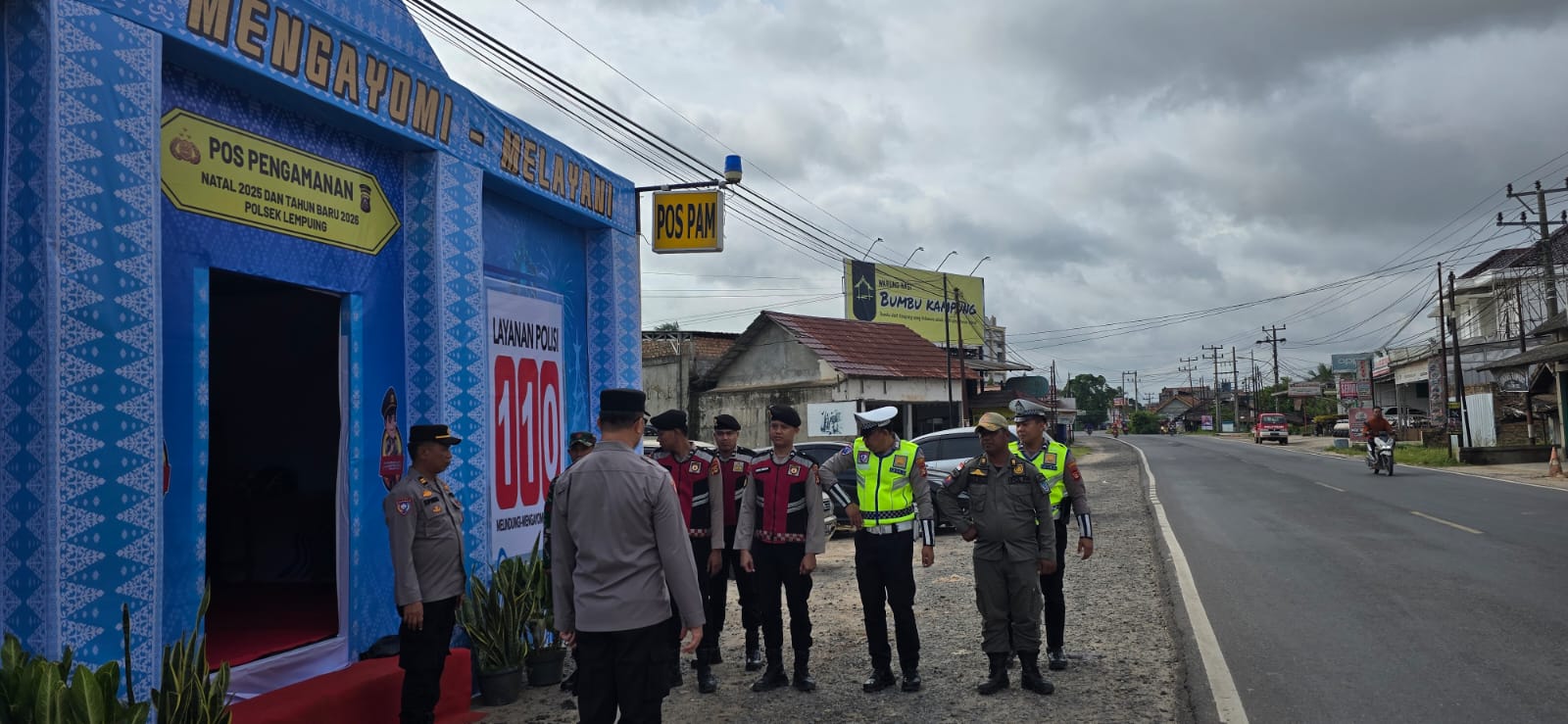 Ops Lilin Musi dan Nataru Polres OKI Siapkan Pos Yan dan Pos Pam