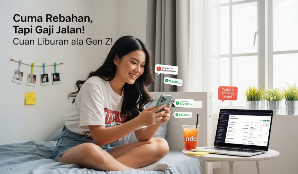 Cuma Rebahan, Gaji tetap Cair! Ini Cara Gen Z Dapet Cuan Pas Liburan Sekolah 2025!