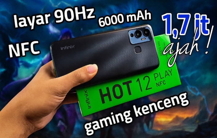 Infinix Hot 12 Play: Raja Baru Ponsel Gaming Murah, Layar Lega dan Baterai Super Awet