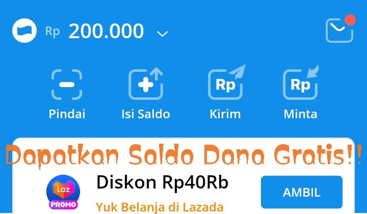 Cobain Sekarang Juga, Aplikasi Penghasil Saldo DANA Cuma-cuma Rp200.000 Langsung Cair