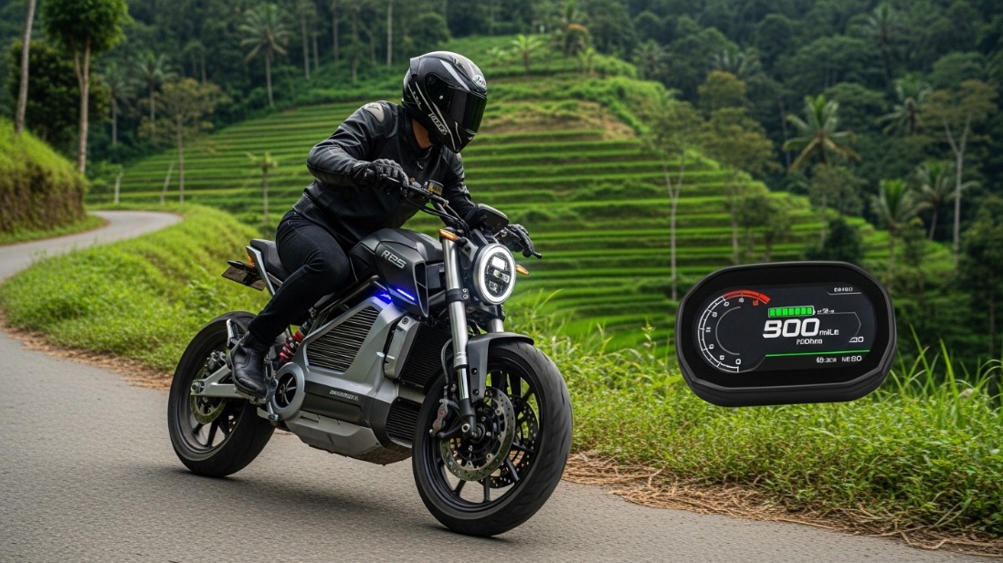 Tips Berkendara Hemat Daya Saat Motor Listrik Dipakai Menanjak Jarak Jauh