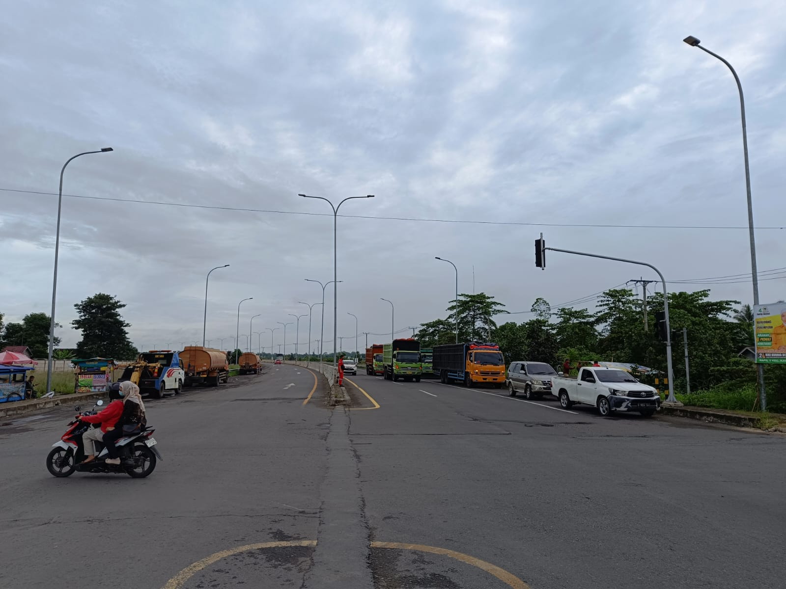 Perbaikan Ruas Tol Kayuagung-Palembang Selesai, Lalu Lintas Kendaraan Nataru Mulai Meningkat