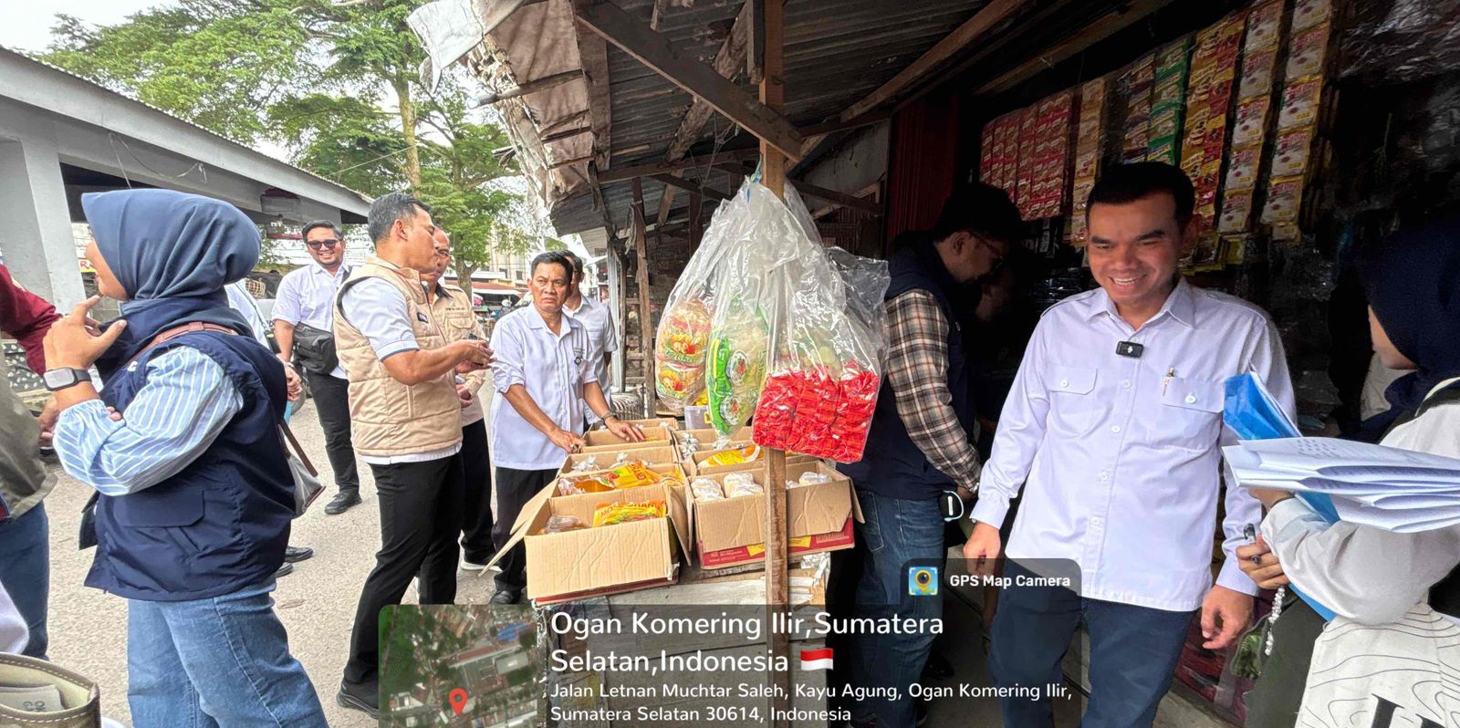 Cek Pasar Kayuagung Pastikan Distribusi Bahan Pokok, Harga Ayam Potong Masih Mahal