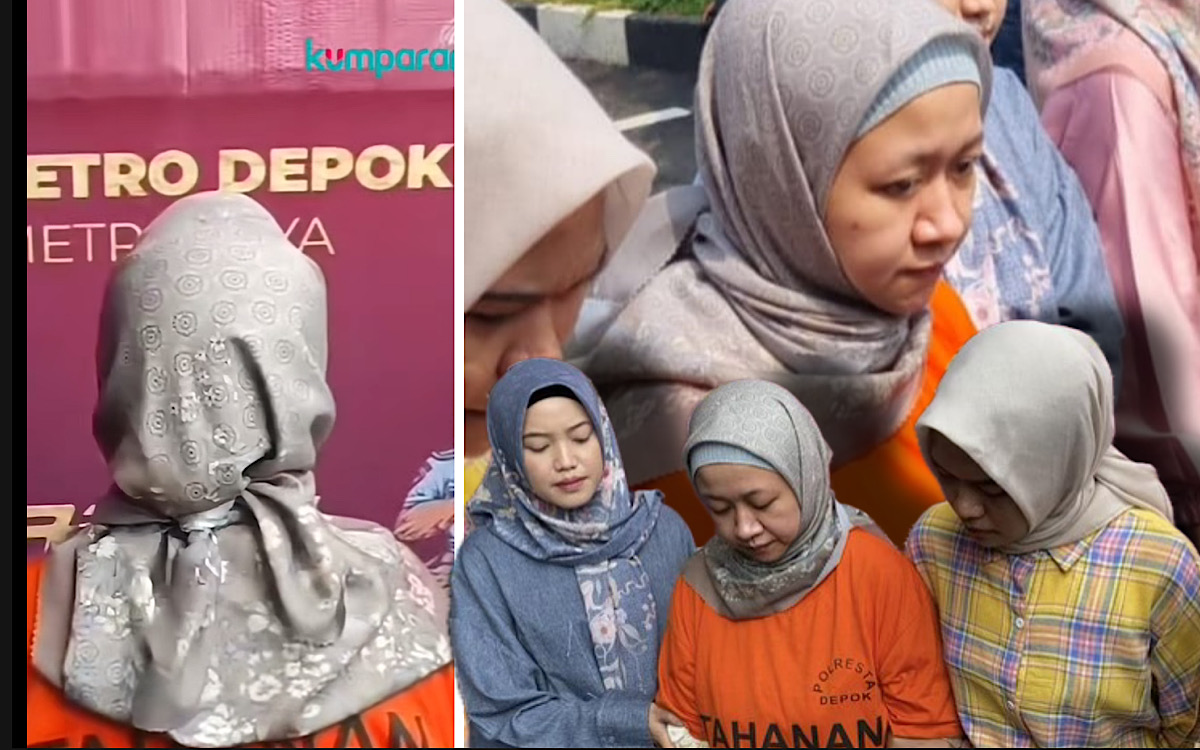 Influencer Parenting Aniaya Balita Berbaju Oranye, Hanya Diam Saat Rilis Kasusnya di Polres Metro Depok 