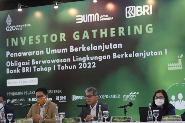 Oversubscribed 4,4 Kali, Green Bond BRI Laris Manis Diminati Investor