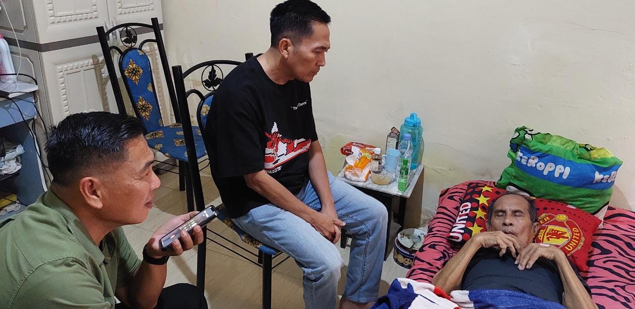 Sekda Palembang Ratu Dewa Kunjungi Wartawan Senior dan Turut Mendoakan Kesehatan