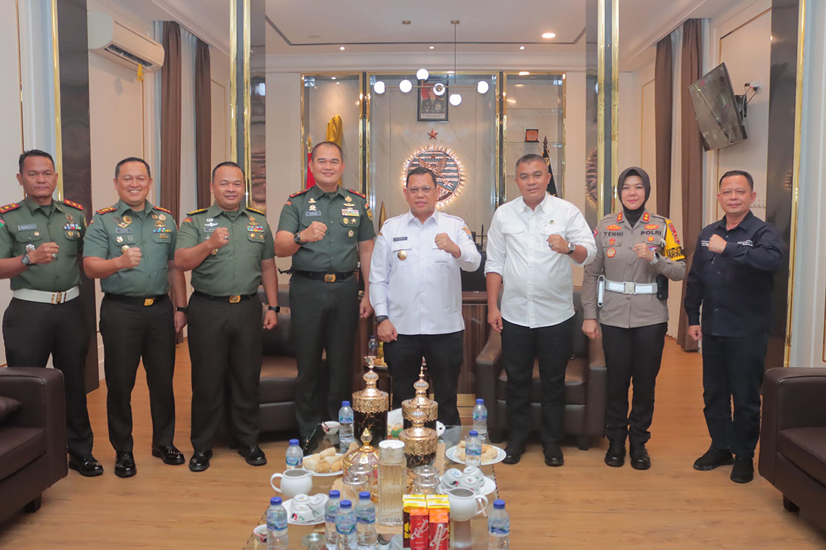 Diskusi Strategi, PJ Walikota Ajak Danrem 044/Garuda Dempo Urai Kemacetan Palembang