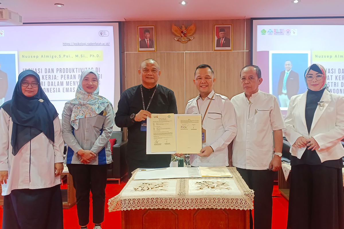 Tingkatkan Kualitas Pendidikan Psikologi, UIN Raden Fatah dan Universitas Bina Darma Jalin Kerjasama Strategis