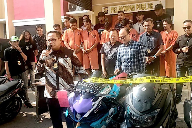 Keluar Penjara Mantan Napi Bergabung Bentuk Kelompok Curanmor Paling Ganas, Singkat 31 Motor di Palembang 