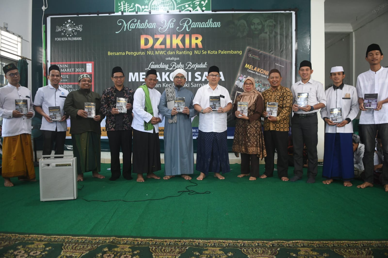 Warga NU Hadiri Launching Buku Melakoni Saja Karya H Subki Sarnawi 