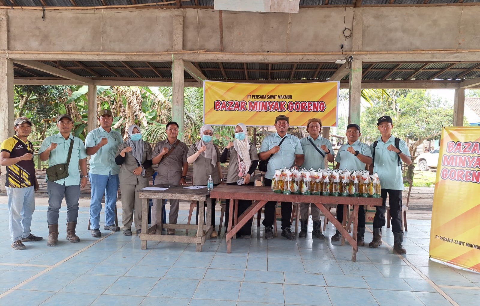 Jelang Hari Raya Idulfitri PT Persada Sawit Makmur Gelar Bazar Minyak Goreng