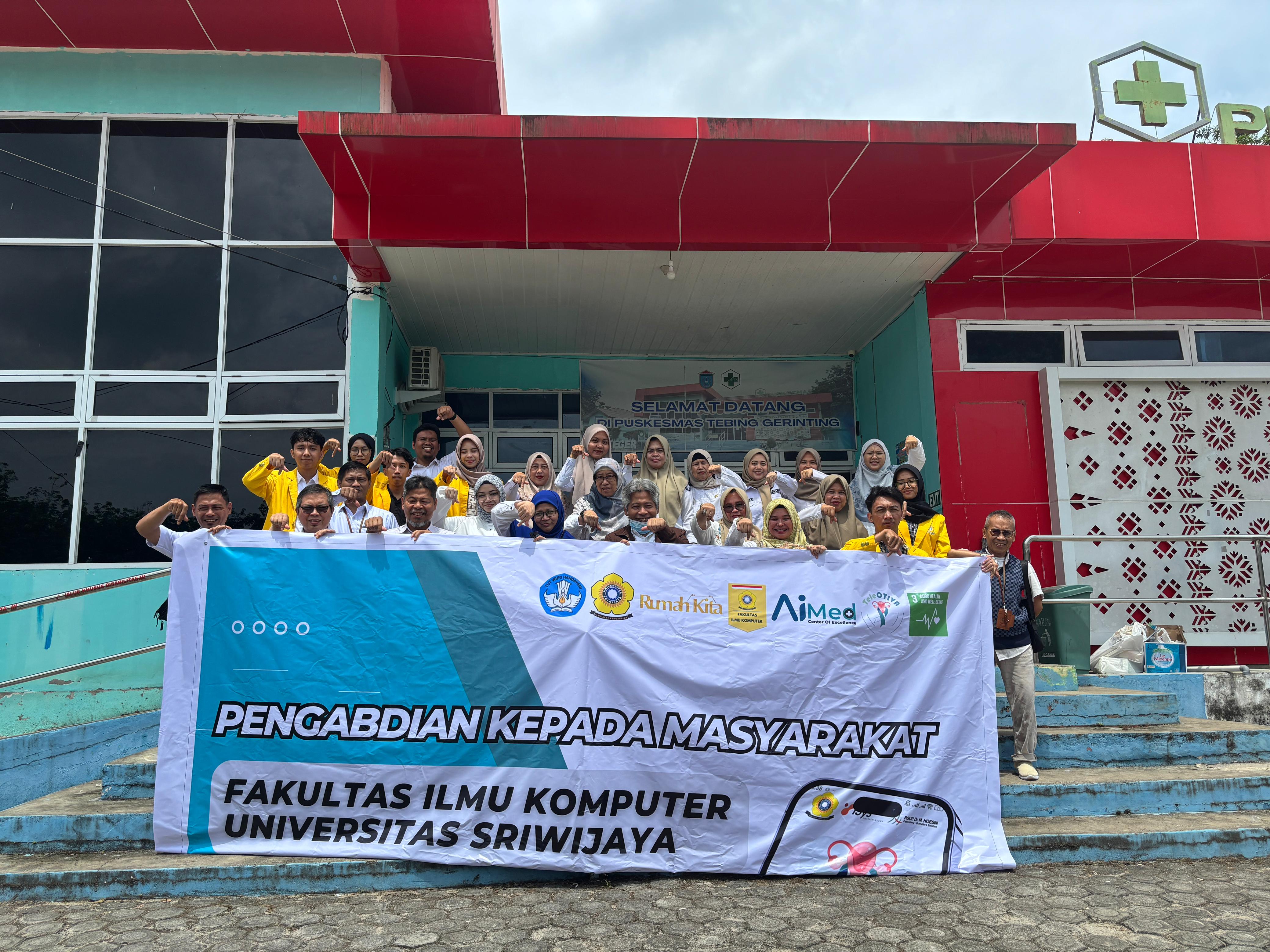 FASILKOM Unsri Gelar Demonstrasi Sistem Deteksi Prakanker Serviks Berbasis AI di Puskesmas Tebing Gerinting