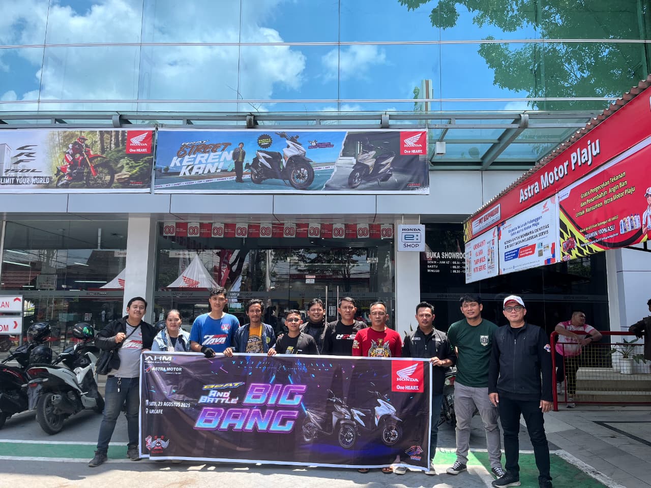 Dari Jalanan ke Arena E-Sport, Komunitas Honda BeAT Palembang Tunjukkan Semangat Kebersamaan