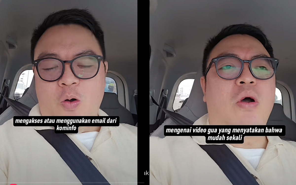 Mr Bert Dipanggil Kominfo Gara-gara Videonya Viral, Gampang Sekali Retas Email Kementrian Hanya 3 Menit